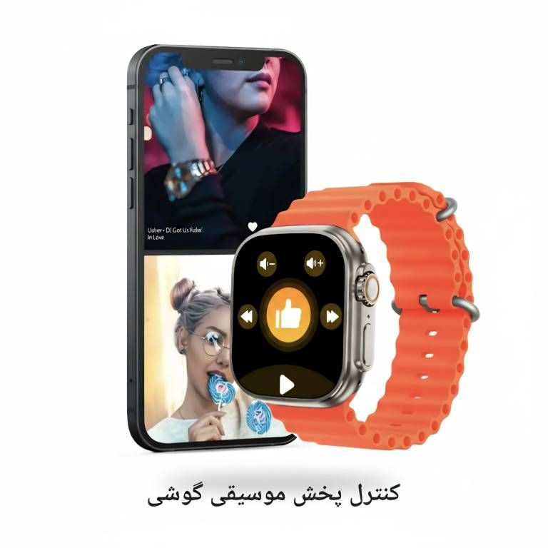ساعت هوشمند 49 میلیمتر زد تی مکس مدل 1+10 با بند سیلیکونی