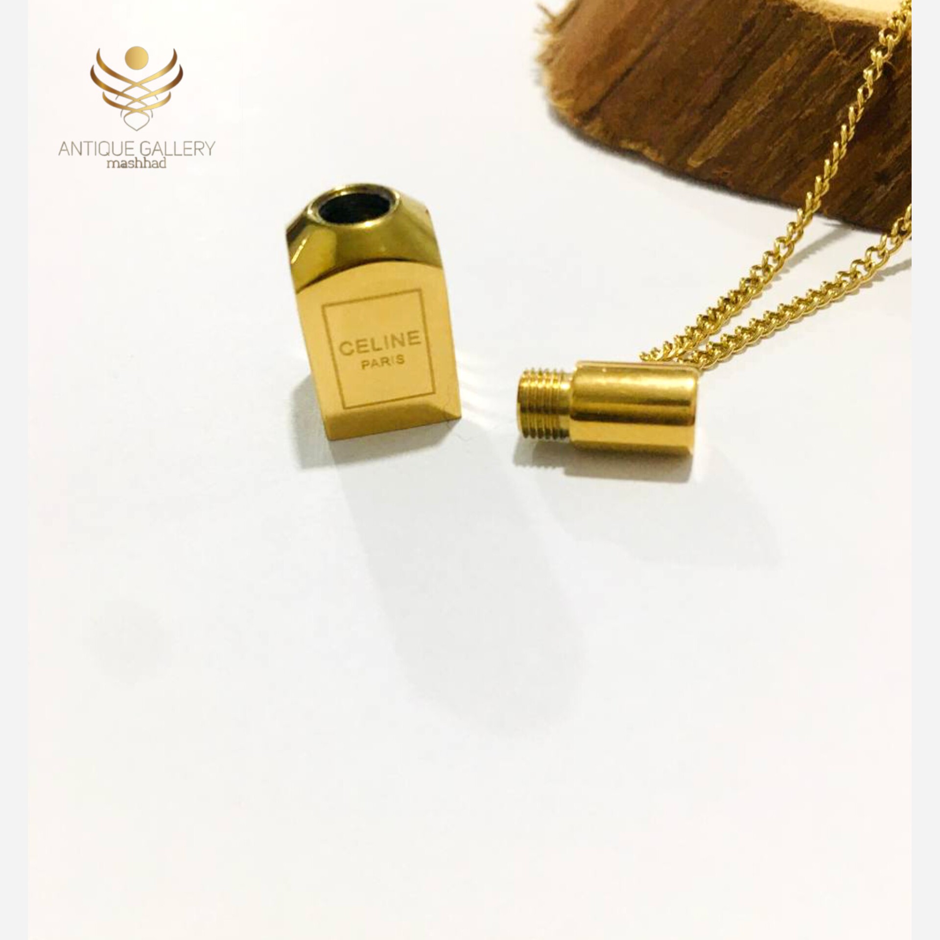 گردنبند جاعطری عطر. گردنبند جا خاک تربت گردنبند استوانه جا عطری