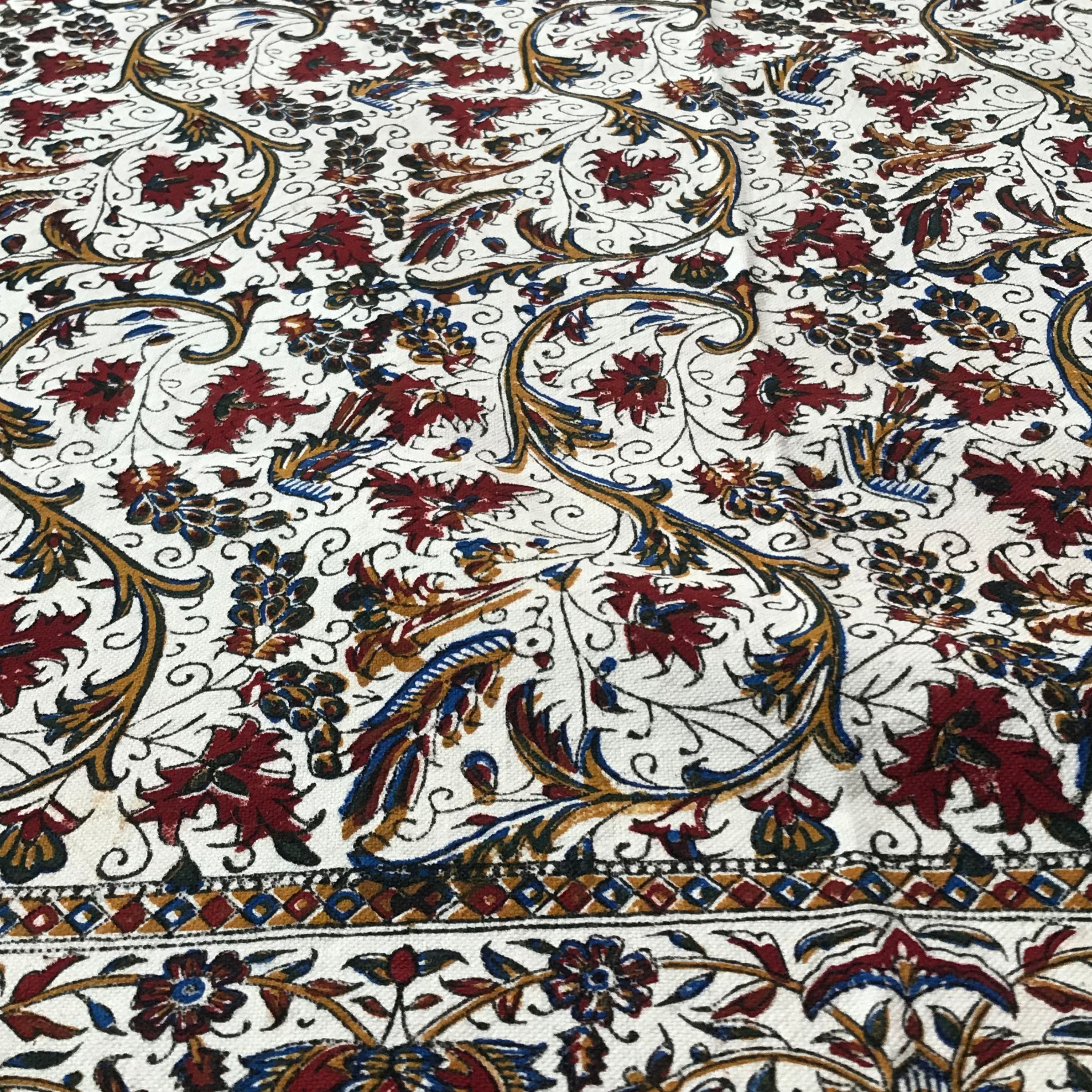 رومیزی 6 نفره سفره قلمکار 8 نفره طرح انگوری کیفیت اعلا