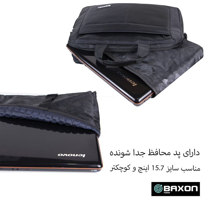 کیف لپ تاپ بگسون فورس مدل RCT-3301 مناسب برای لپ تاپ 14.1 تا 15.6 اینچی