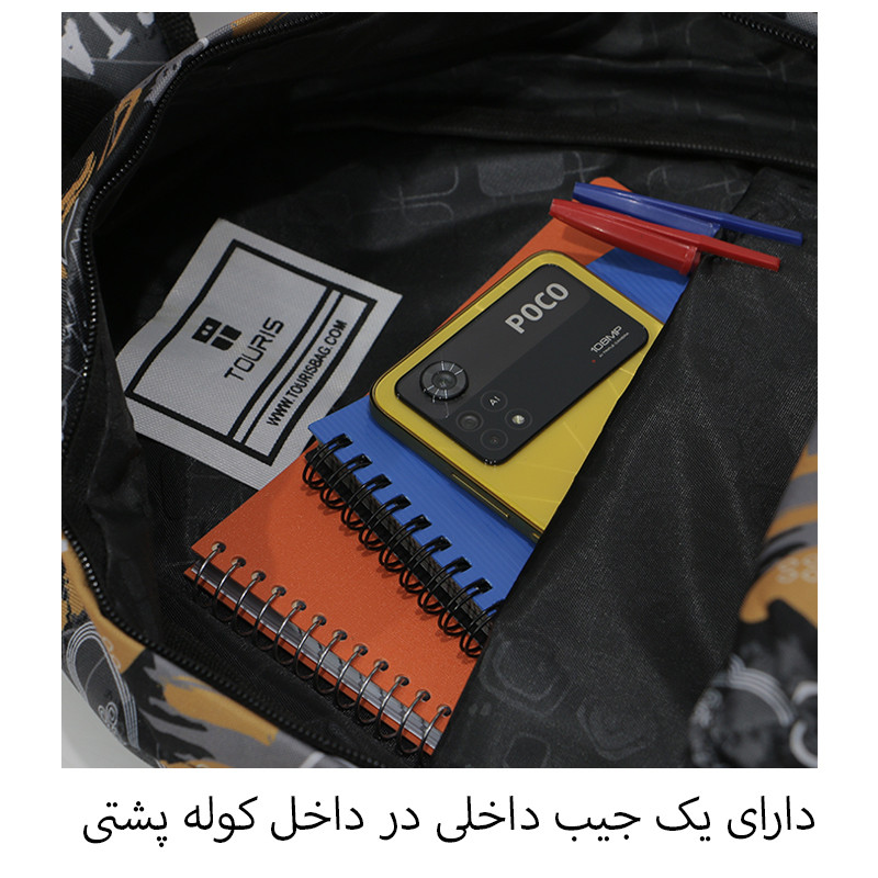 کوله پشتی پسرانه توریث مدل JJ150003