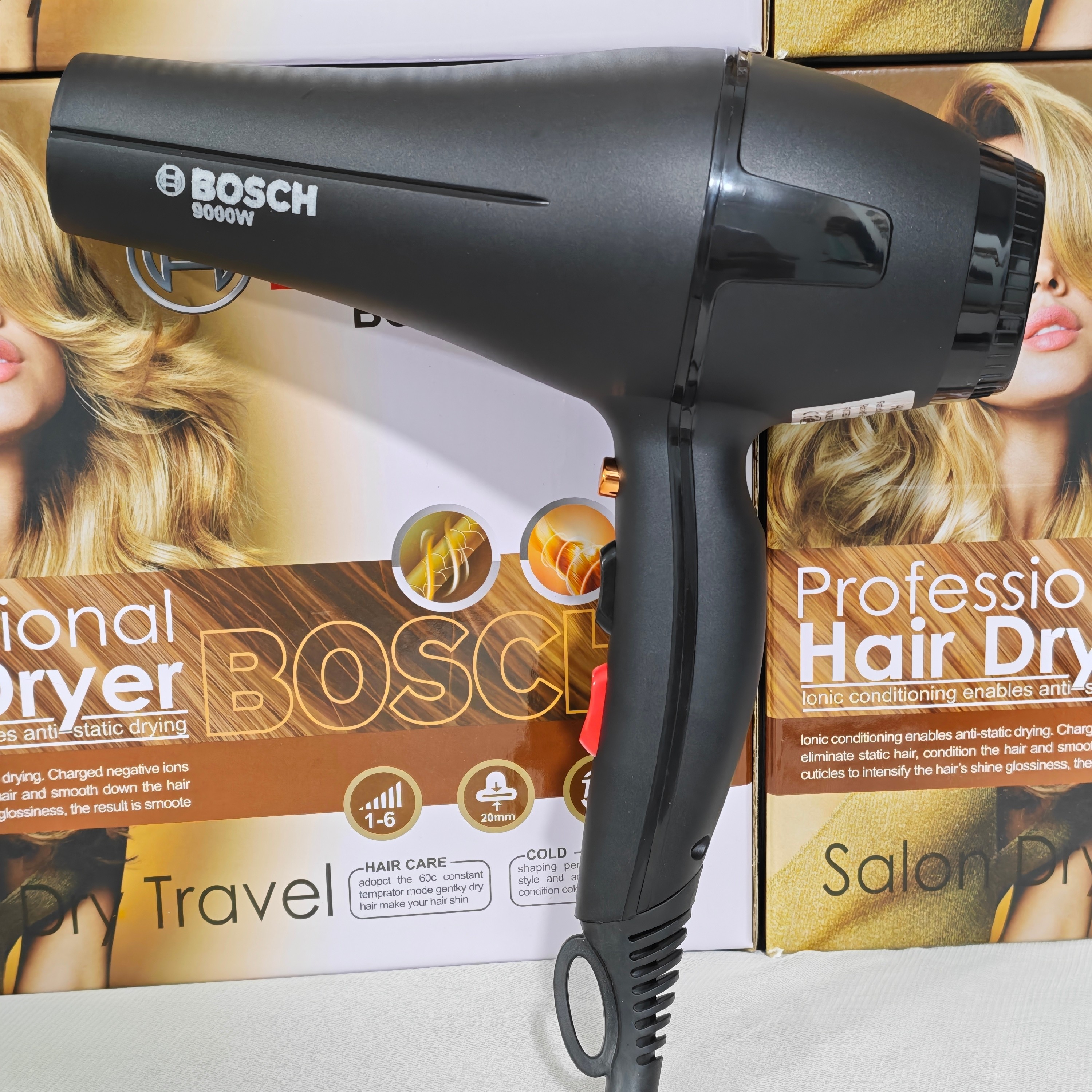 سشوار بوش آلمان (9000w) (ارسال رایگان) (موتور سنگین) BC-9530
