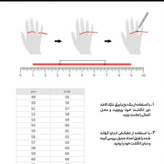 انگشتر مردانه نقره روس کد 92