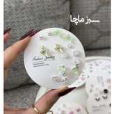 پک گوشواره 7 جفتی مینیمال رنگی