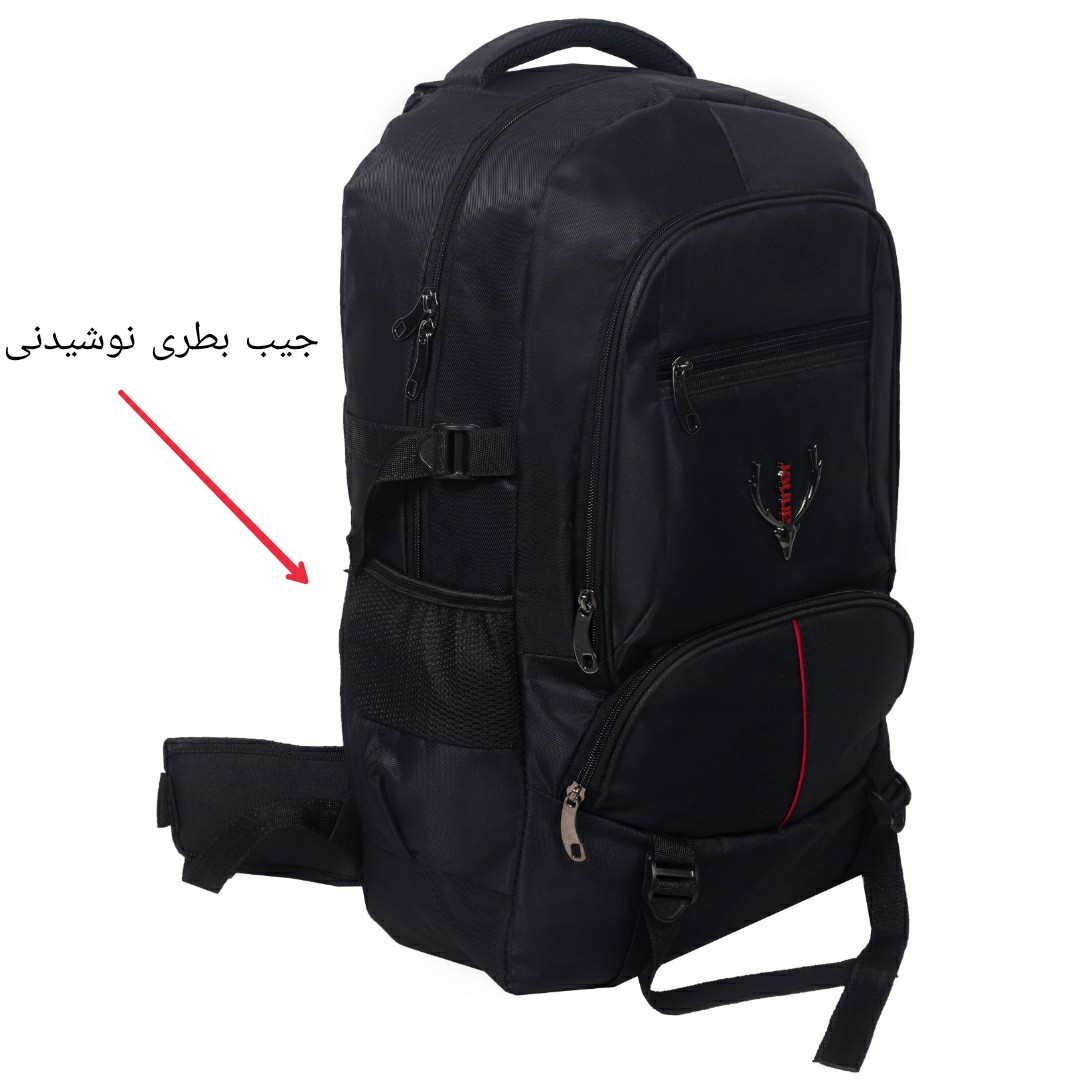 کوله پشتی مسافرتی 55 لیتری بزرگ koo7 پک 5 عددی کوله پشتی کوهنوردی کوله پشتی اربعین کوله کوهی کیف دوشی