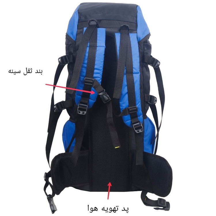 کوله پشتی کوهنوردی 60 لیتری مدل rzz-dtr pro max