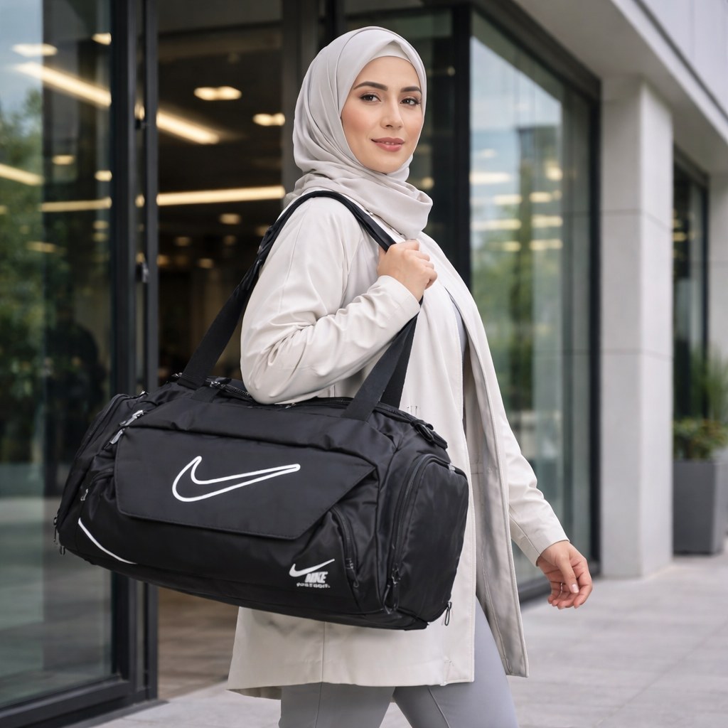 ساک ورزشی نانسی Nike دراولتر ساک باشگاهی جاکفشی دار سایز 32 در 55 سانتی متر