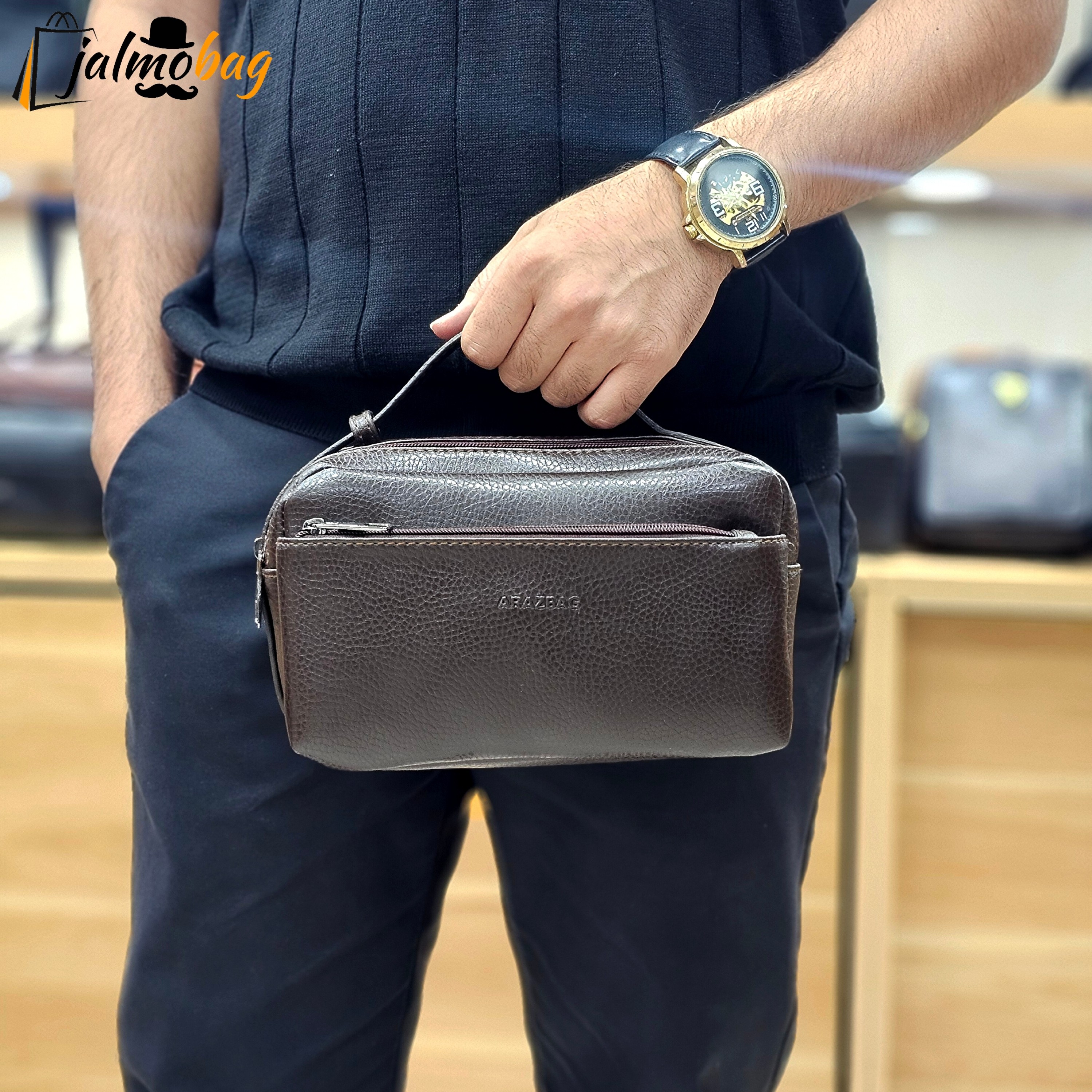 کیف دستی مردانه (شوزبگ) کد 3072