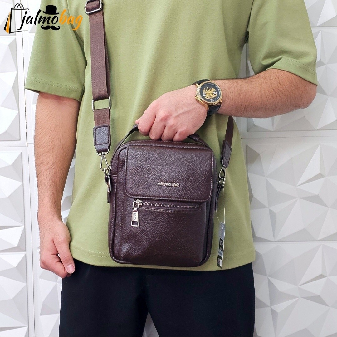 کیف دستی دوشی چرم خارجی کد 2088