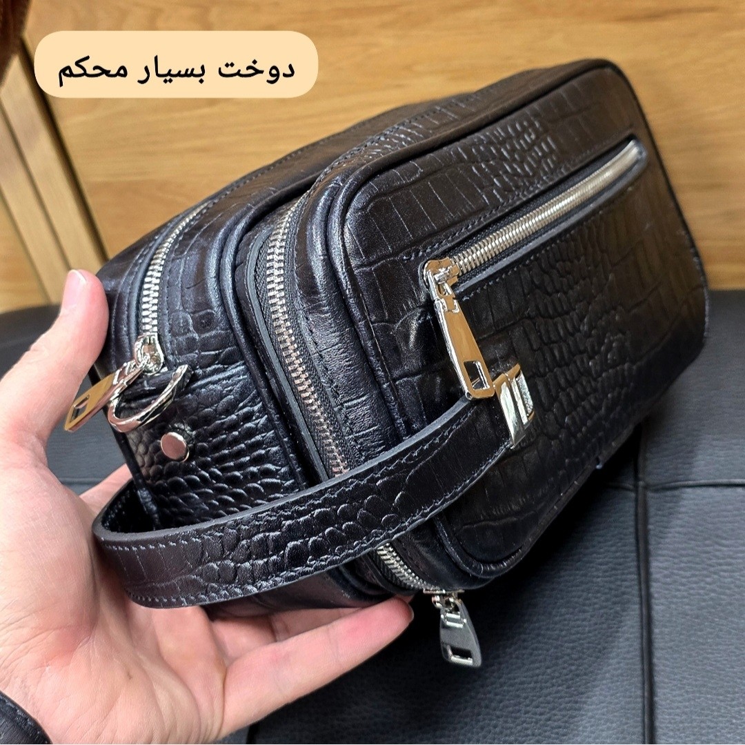 کیف دستی دوشی (شوزبگ) چرم طبیعی کد 3240