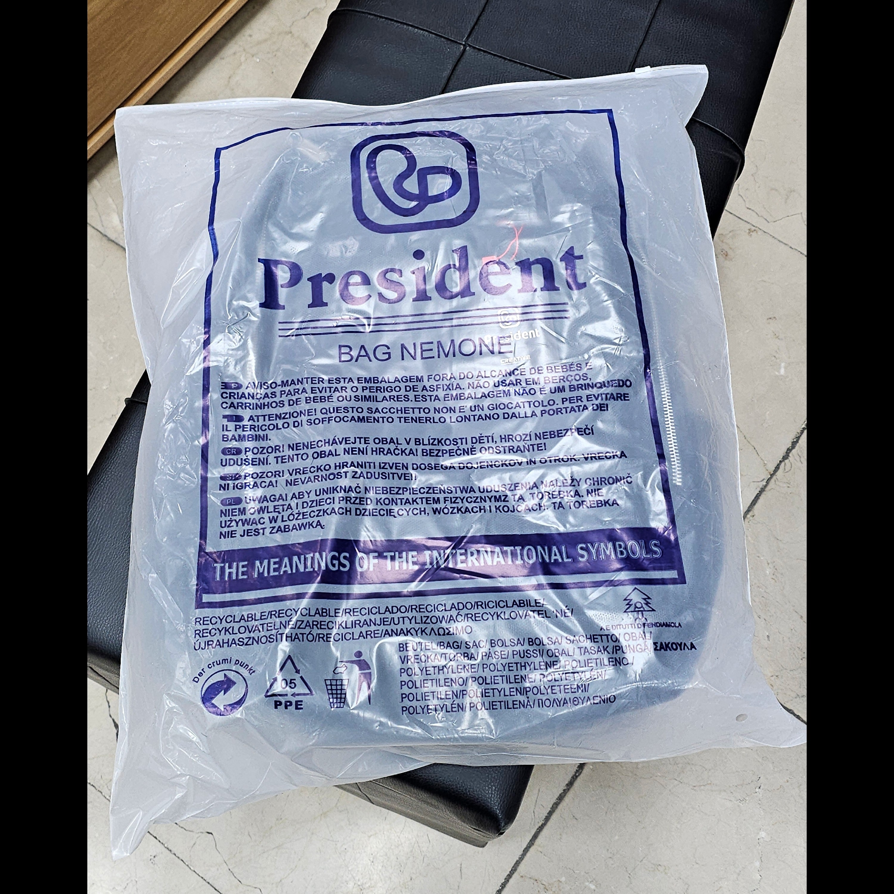 کوله پشتی ساده پرزیدنت (president) کد 4274