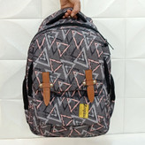 کیف مدرسه دخترانه مثلث طوسی Gray triangle باجامدادی