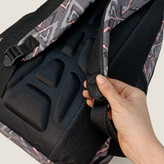 کیف مدرسه دخترانه مثلث طوسی Gray triangle باجامدادی