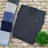 ژیله بافت یقه هفت شیک و جذاب مردانه فری سایز L XL 2XL مناسب از وزن 55 کیلو تا 90 کیلو