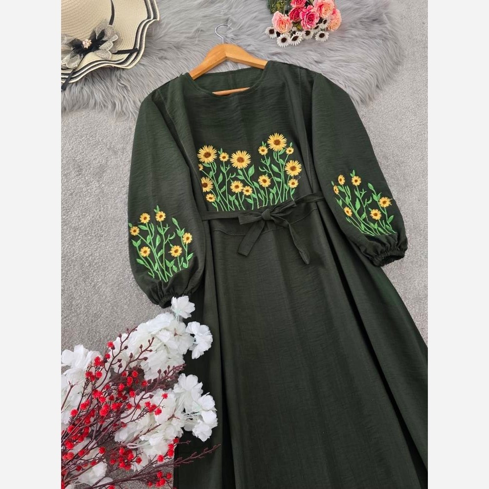 کفتان گلدوزی شیک و جذاب زنانه از فری سایز44 تا 50