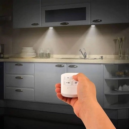 چراغ زیر کابینتی با ریموت پک 3 عددی
