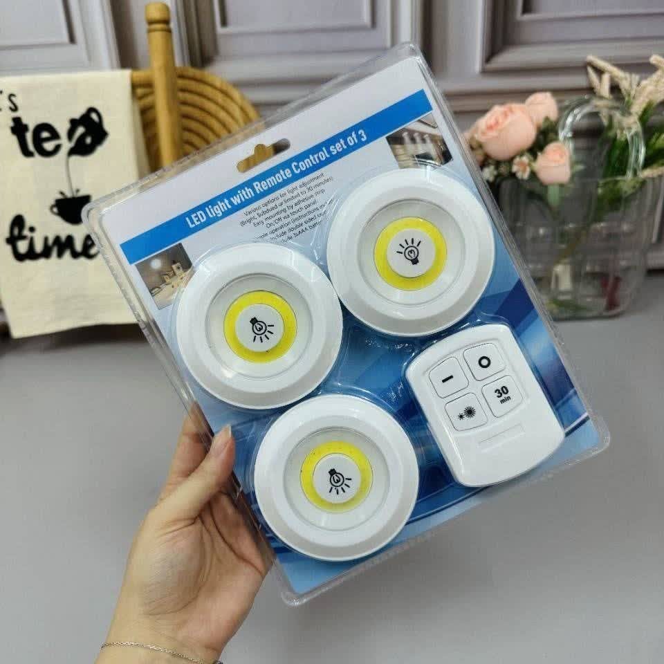 چراغ زیر کابینتی با ریموت پک 3 عددی