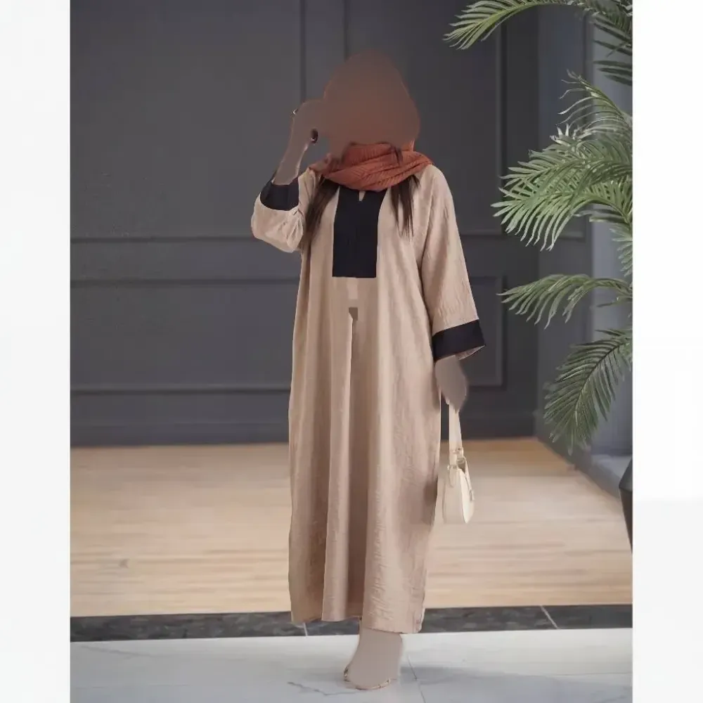 کفتان شانتون درجه یک زنانه مدل نیوان فری سایز رنگ کرم نسکافه ای زیتونی
