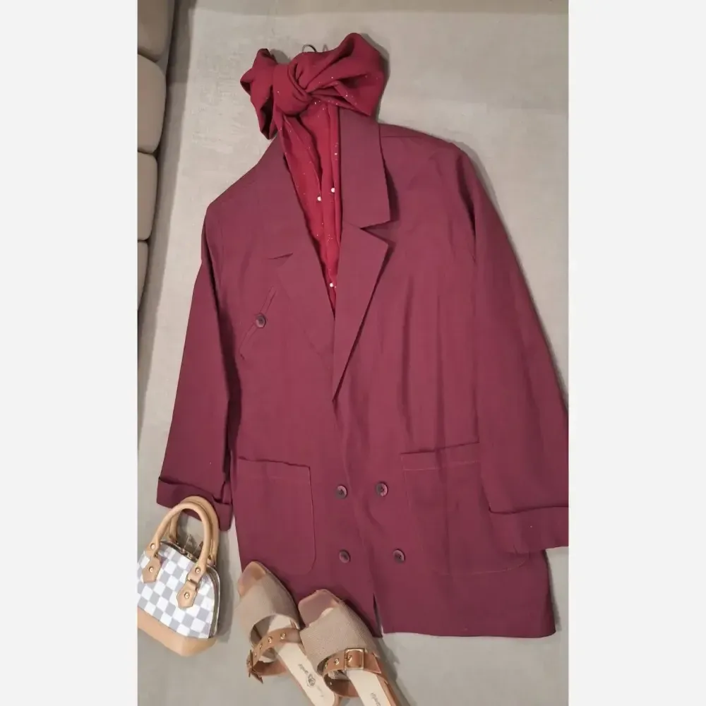 کت لینن زنانه مدل آتریسا سایز 38 تا 50 در 8 رنگ متنوع