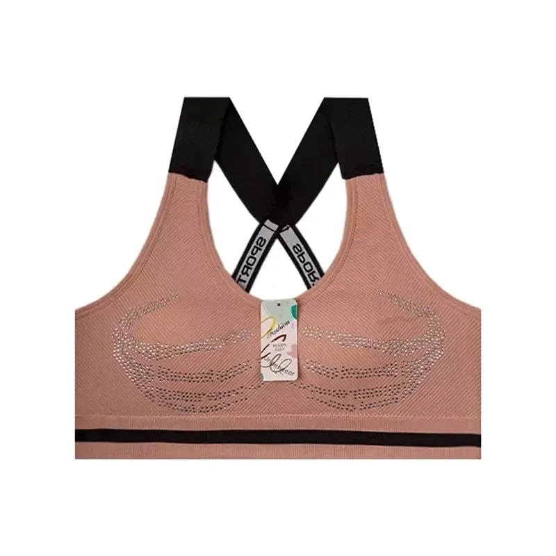 نیم تنه زنانه نگین دار طرح دست اسکلت کاپ دار فری سایز