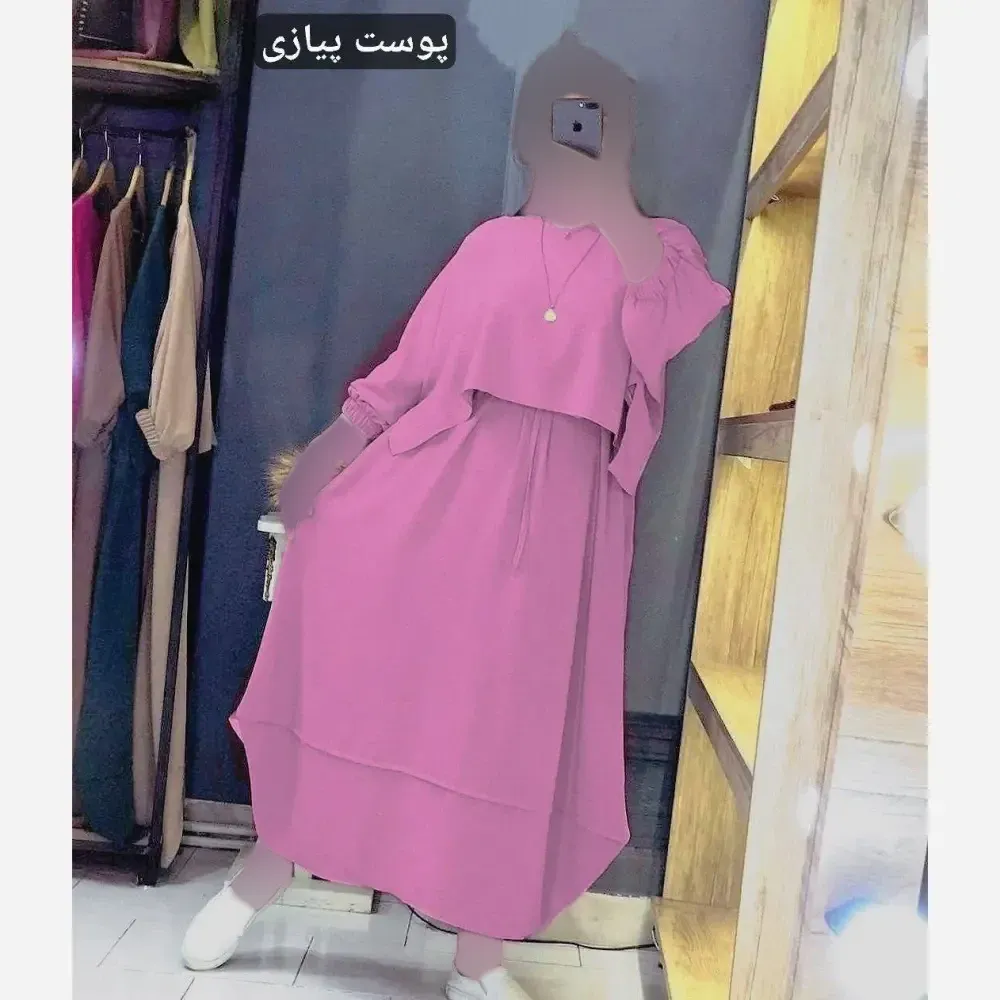 ست ساحلی دو تیکه زنانه جنس ابروبادی فری سایز 38 تا 46
