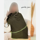 شال پلیسه لبه توری مجلسی قواره بزرگ ابعاد 180 در 75 سانتیمتر
