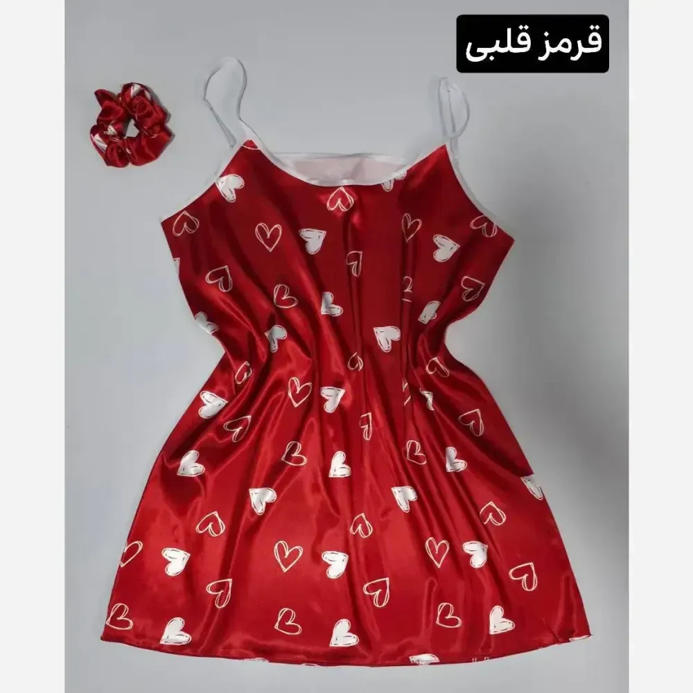 تاپ بلند زنانه مدل واسکارنچی جنس ساتن الیکس فری سایز