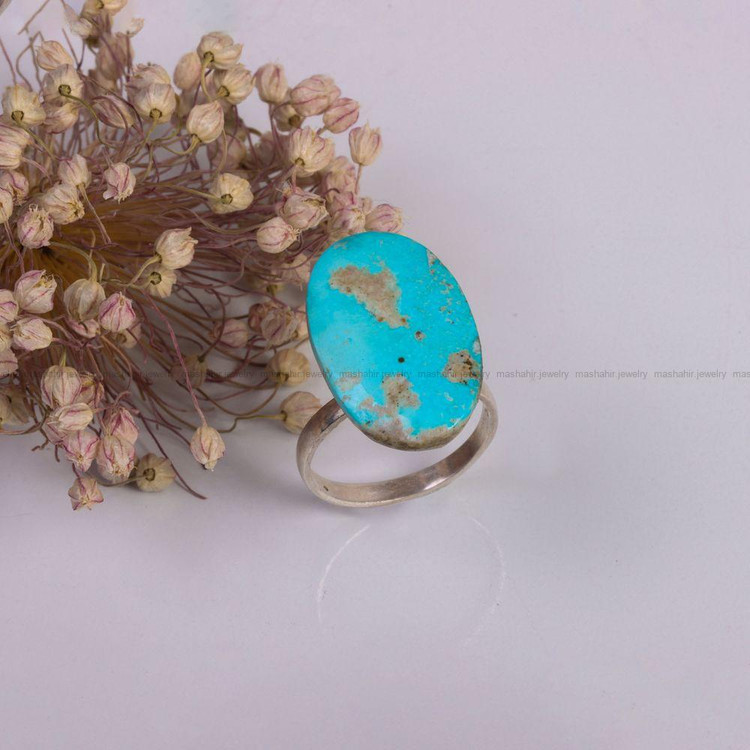 انگشتر فیروزه شجری زنانه کد 7600