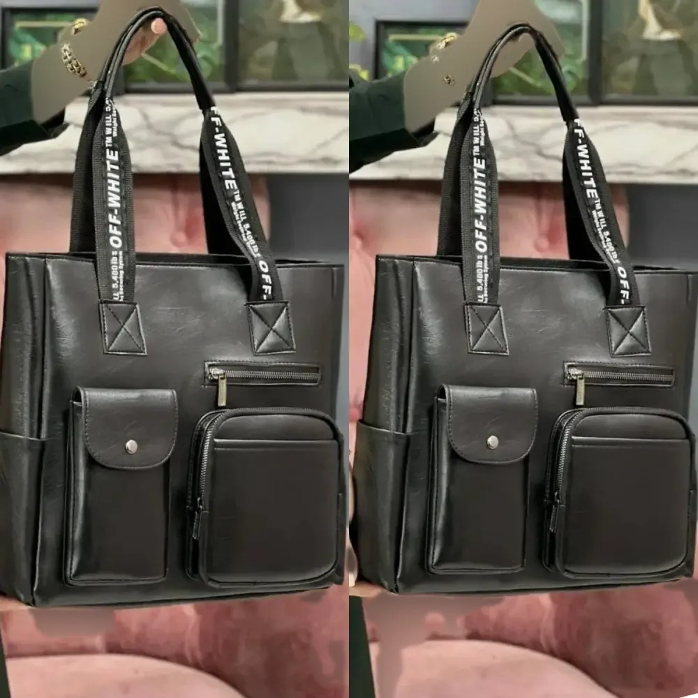 کیف مهرانگیز چرم رنگ مشکی سایز 35 در 35