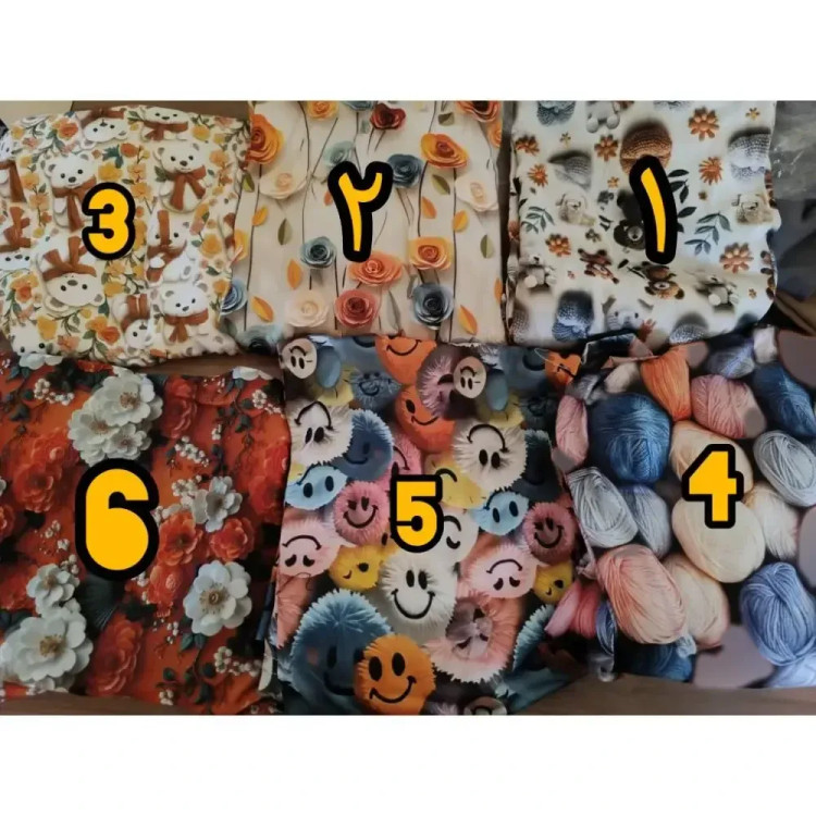 ست خانگی زنانه اسپان نخ پنبه فری سایز