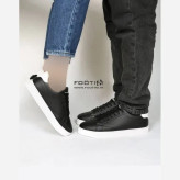 ست کفش زنانه و مردانه برشکا رنگ مشکی با زیره پلیمر