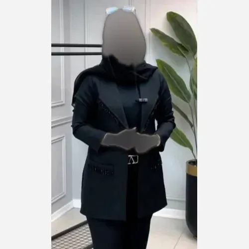 کت مجلسی زنانه مدل اسرا جنس کرپ مازراتی سایز 38 تا 46 (2)