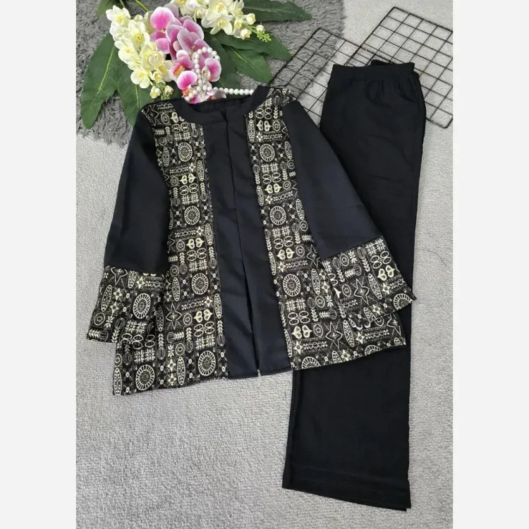 کت ماندانا پرشین مکانیک سوزن دوزی شیک و مجلسی فری سایز 36 تا 46