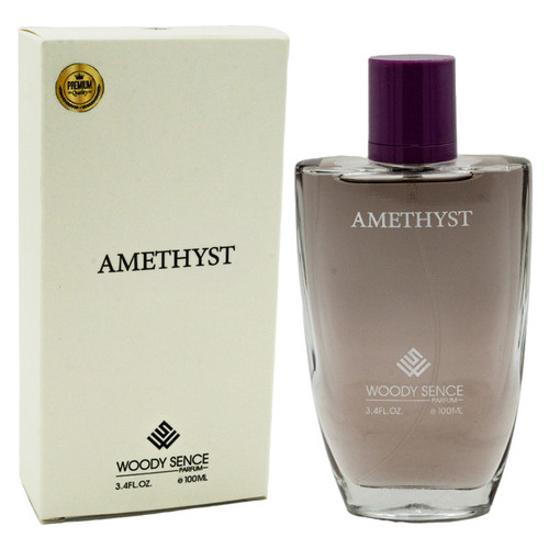 ادوپرفیوم زنانه وودی سنس مدل Amethyst با رایحه خنک حجم 100 میلی لیتر