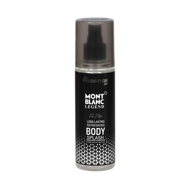 بادی اسپلش مردانه نیو پرستیژ کالر مدل Legend Mont Black حجم 200 میلی لیتر