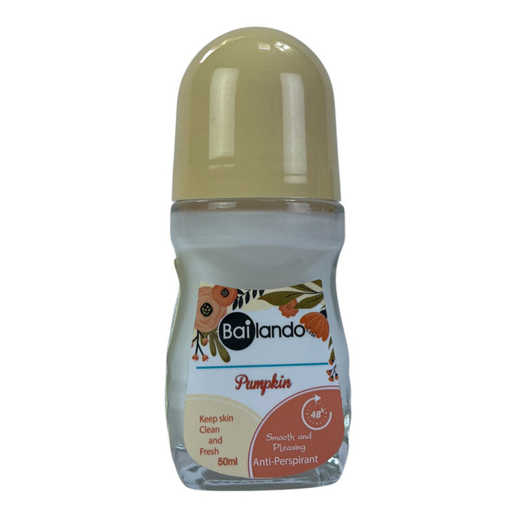 رول ضد تعریق رودیر مدل Pumpkin حجم 50 میلیلیتر با رایحه ملایم و بدون سولفات، ماندگاری 48 ساعت مناسب تابستان