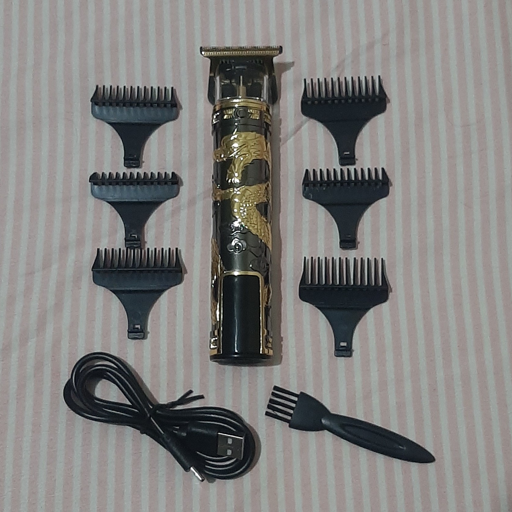 خط زن موی سر و گردن حرفه ای شارژی دارای USB مدل GW-9945