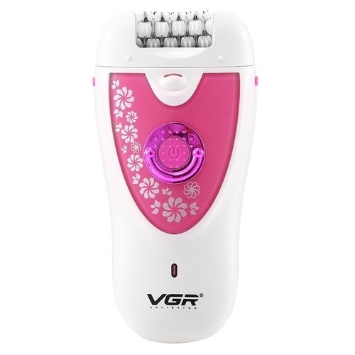 اپیلاتور 2 کاره صورت و بدن ( پک 5 عددی ) وی جی آر V-722 شارژی موکن اپیلیدی و ماشین اصلاح 722 (خرید شیور گناوه مارکت )