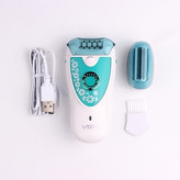 اپیلاتور 2 کاره صورت و بدن ( پک 5 عددی ) وی جی آر V-722 شارژی موکن اپیلیدی و ماشین اصلاح 722 (خرید شیور گناوه مارکت )