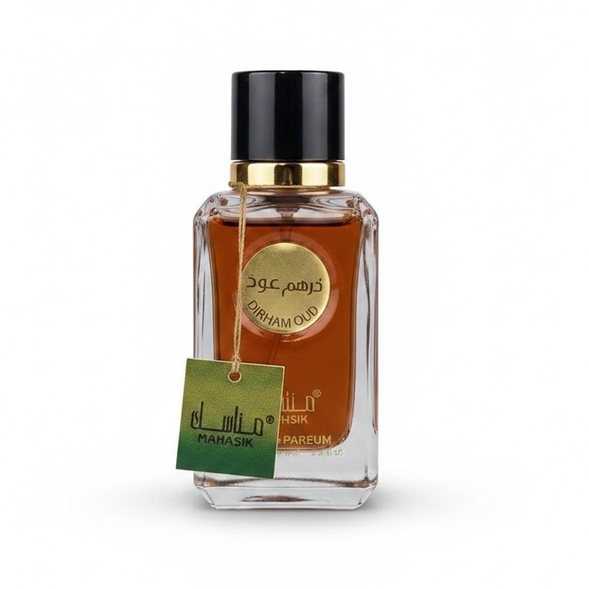 ادکلن درهم عود عربی 100 میل (شرکتی اماراتی ) ( ادو پرفیوم و ادو تویلت ادکلن و عطر گناوه مارکت )