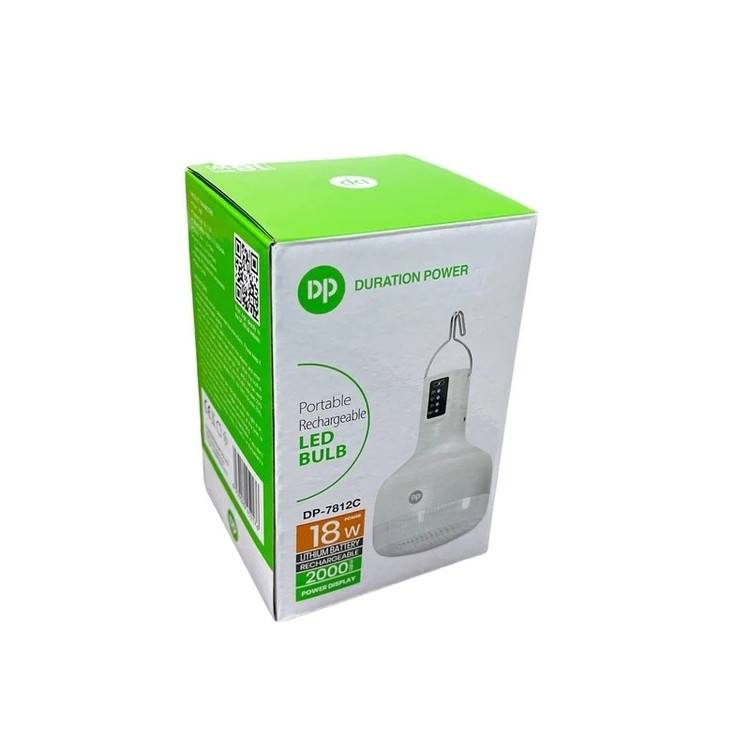 لامپ شارژی کمپینگ 18 وات دی پی DP-7812c چراغ روشنایی اضطراری آویزی 7812 ( گناوه مارکت )