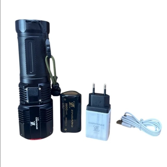 چراغ قوه حرفه ای شارژی دستی رویلانگ مدل RUILANG RL-2211 پلیسی زوم دار (تضمین سلامت و اصالت کالا) ( گناوه مارکت )
