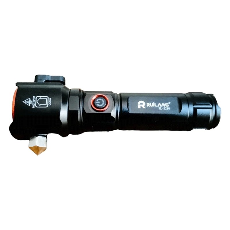 چراغ قوه شارژی دستی رویلانگ مدل RUILANG RL-2210 پلیسی زوم دار (تضمین سلامت و اصالت کالا) ( گناوه مارکت )
