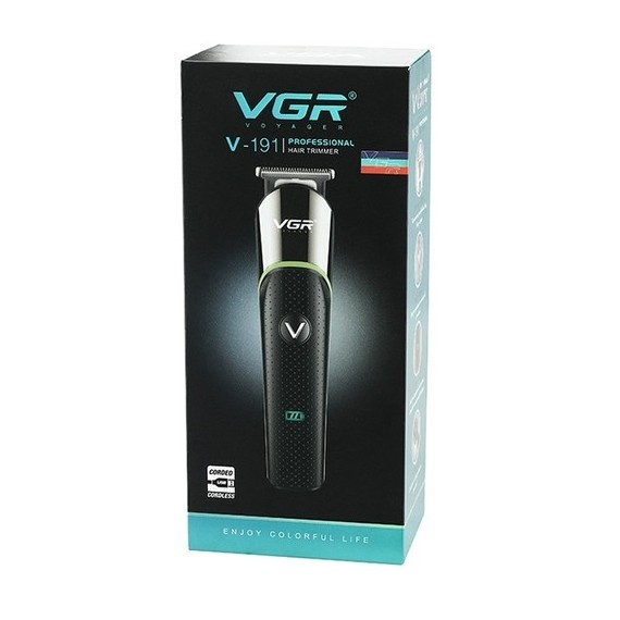 ماشین اصلاح موی سر و صورت و ریش تراش وی جی آر خط زن شارژی V-191 ورژن جدید 191 ( گناوه مارکت )