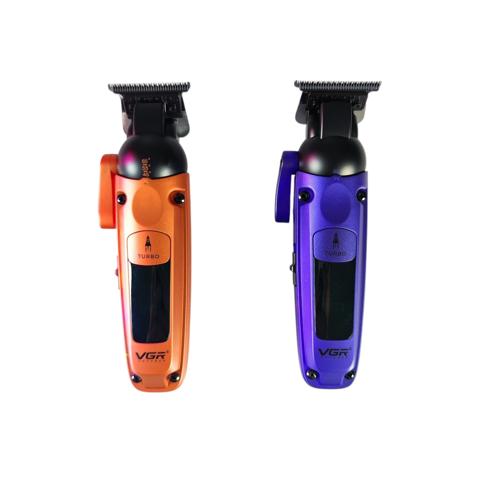 ماشین اصلاح حجم زن سر و صورت وی جی آر با تیغه تیتانیوم و نمایشگر LED خط زن مدل V-274 ورژن جدید 274 ( گناوه مارکت )