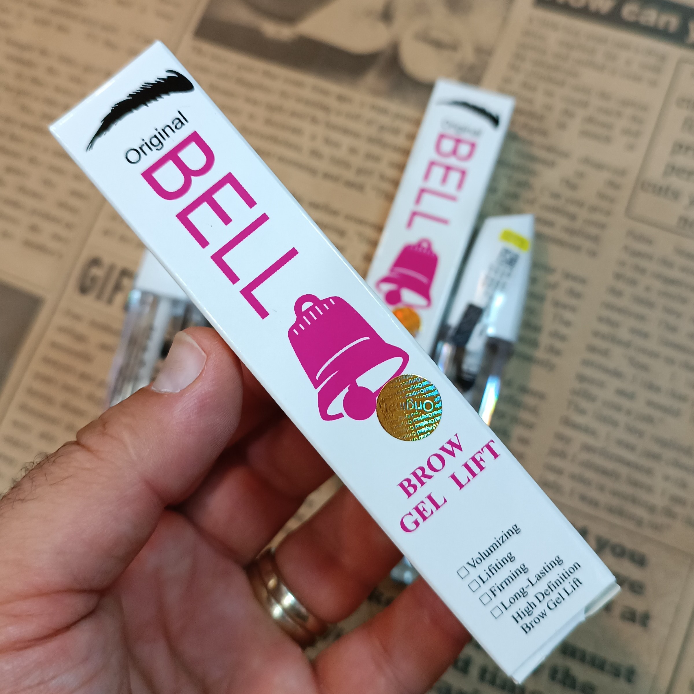 ژل ابرو گیاهی بل Bell eyebrow soap ژل لیفت ابرو