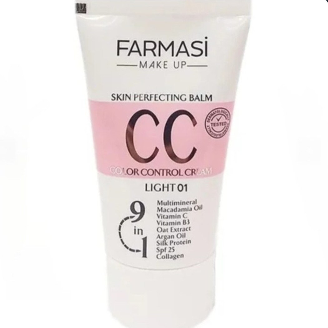 کرم فارماسی ضدآفتاب کرمپودر farmasi cc spf25 اصل