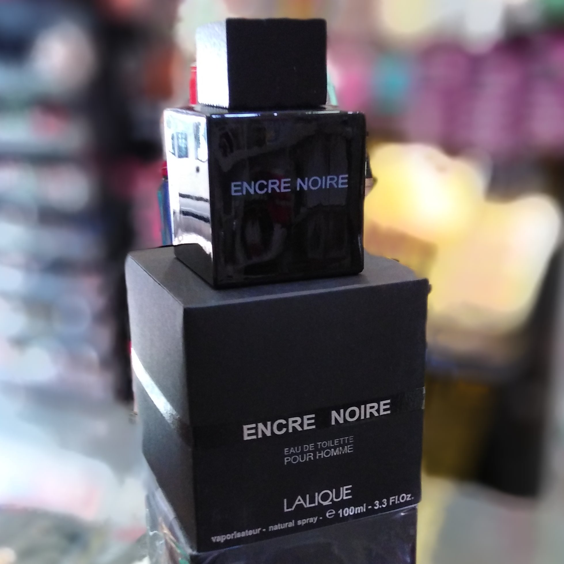 ادکلن لالیک 100میل LALIQUE ENCRE NOIRE عطر تلخ جذاب درجه 2