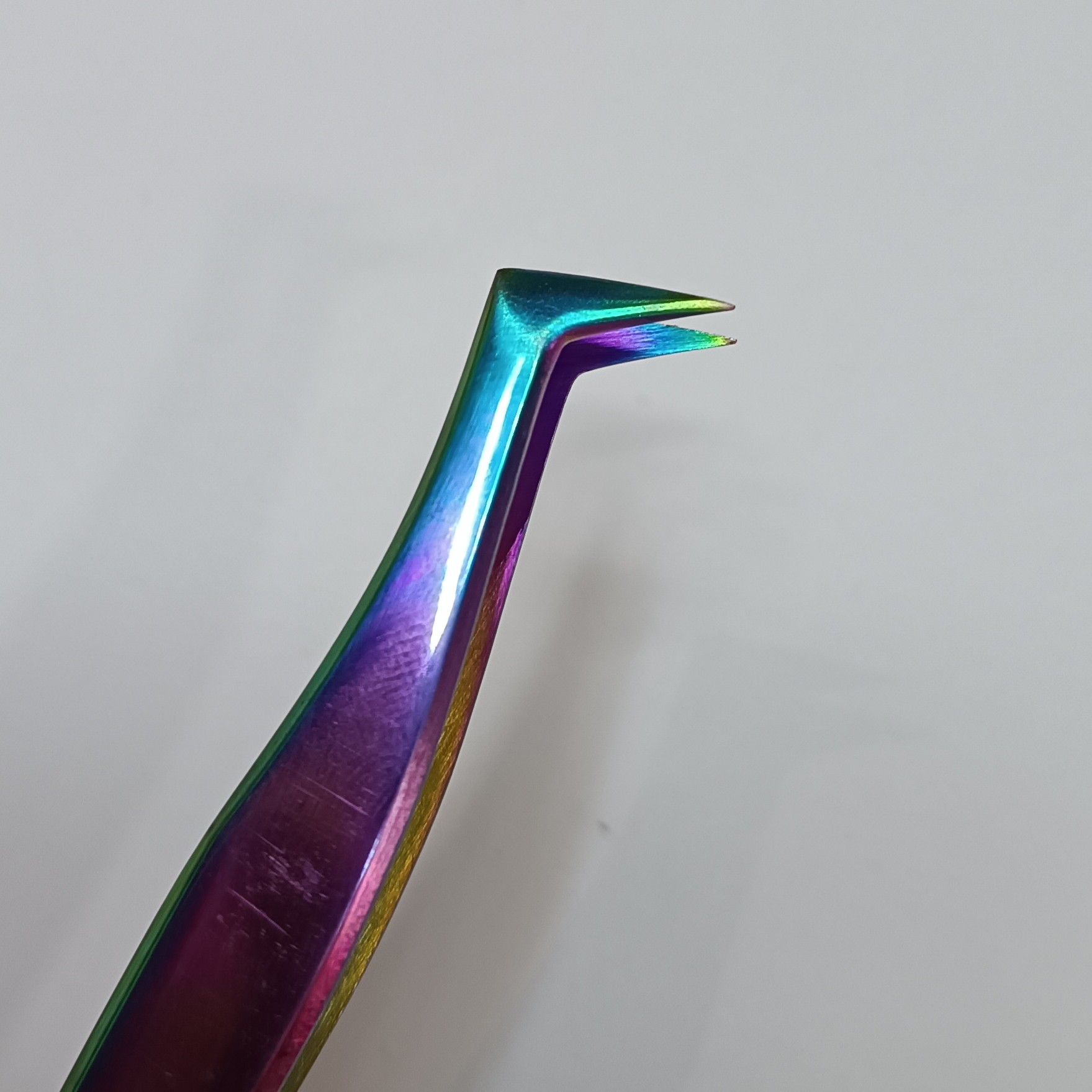 پنس مژه 90 درجه هلوگرامی اصل سرخم انبر کاشت مژه salon اپلیکاتور اکستنشن موژه پنس والیوم مژه انبر والیوم انبر مژه مصنوعی