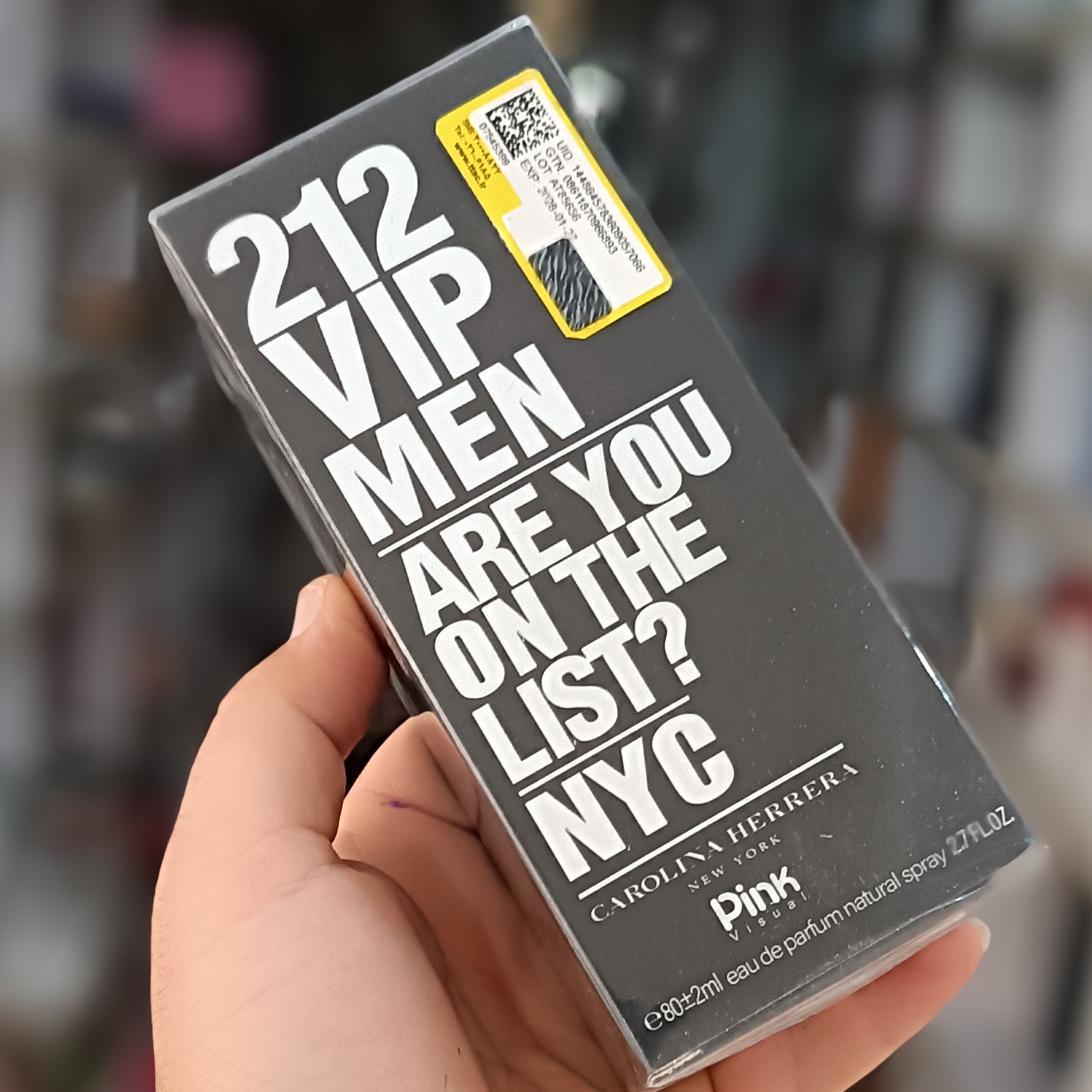ادکلن 212 vip لیبل دار عطر مردانه خوشبو